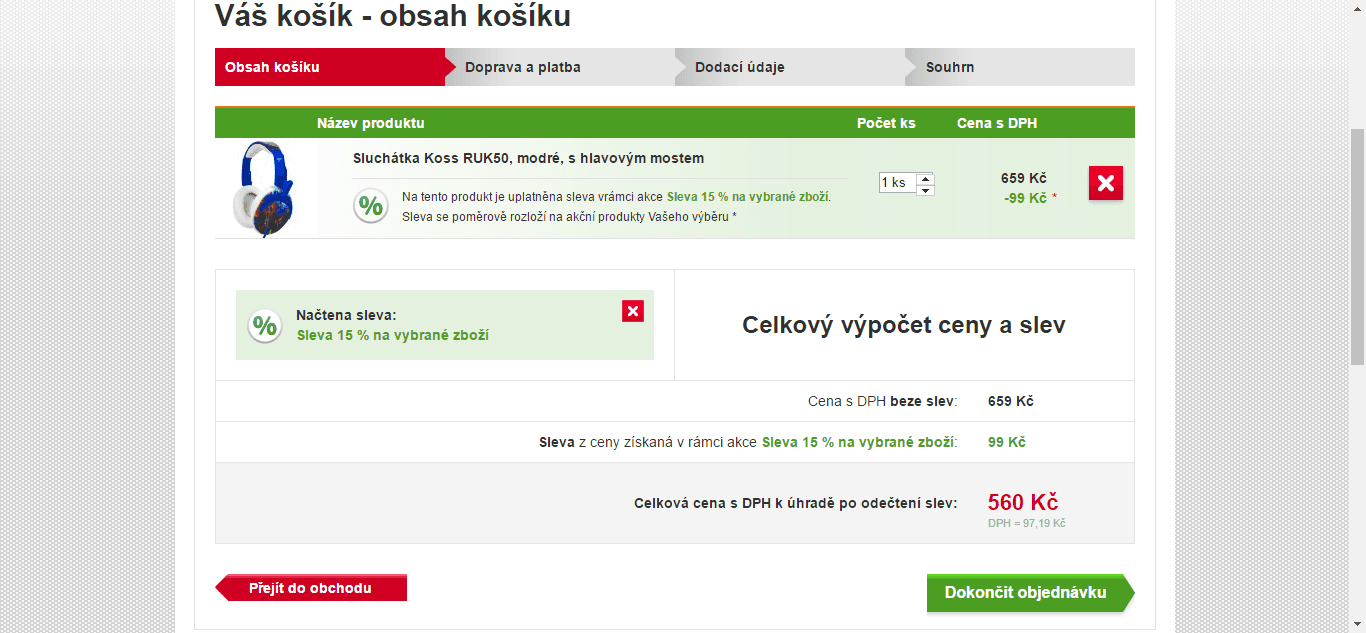 Souhrn super slev na nové zboží