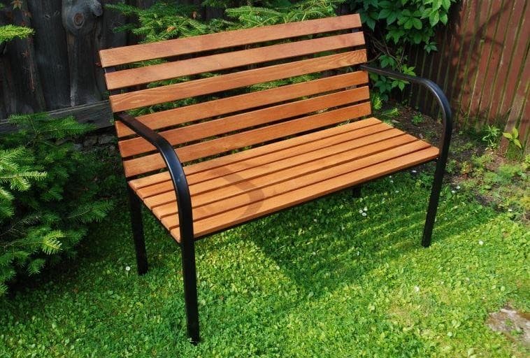 Zahradní lavice z borovice, 1,2 metru