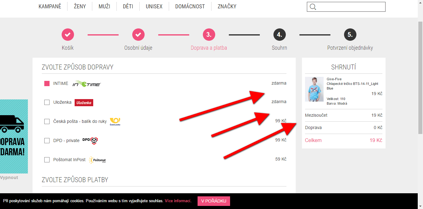 Nákup na Bigbrands od 1 Kč