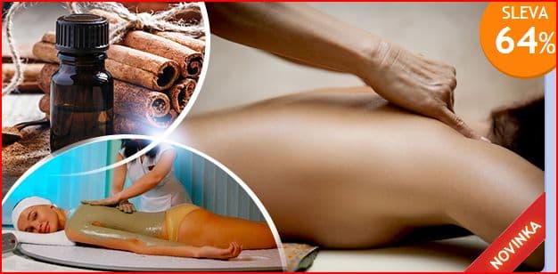 60min. relaxační masáž zad, krku a šíje 