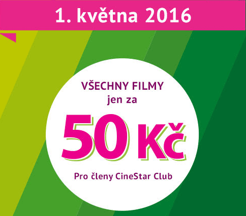 Levná neděle v kinech - od 50 Kč