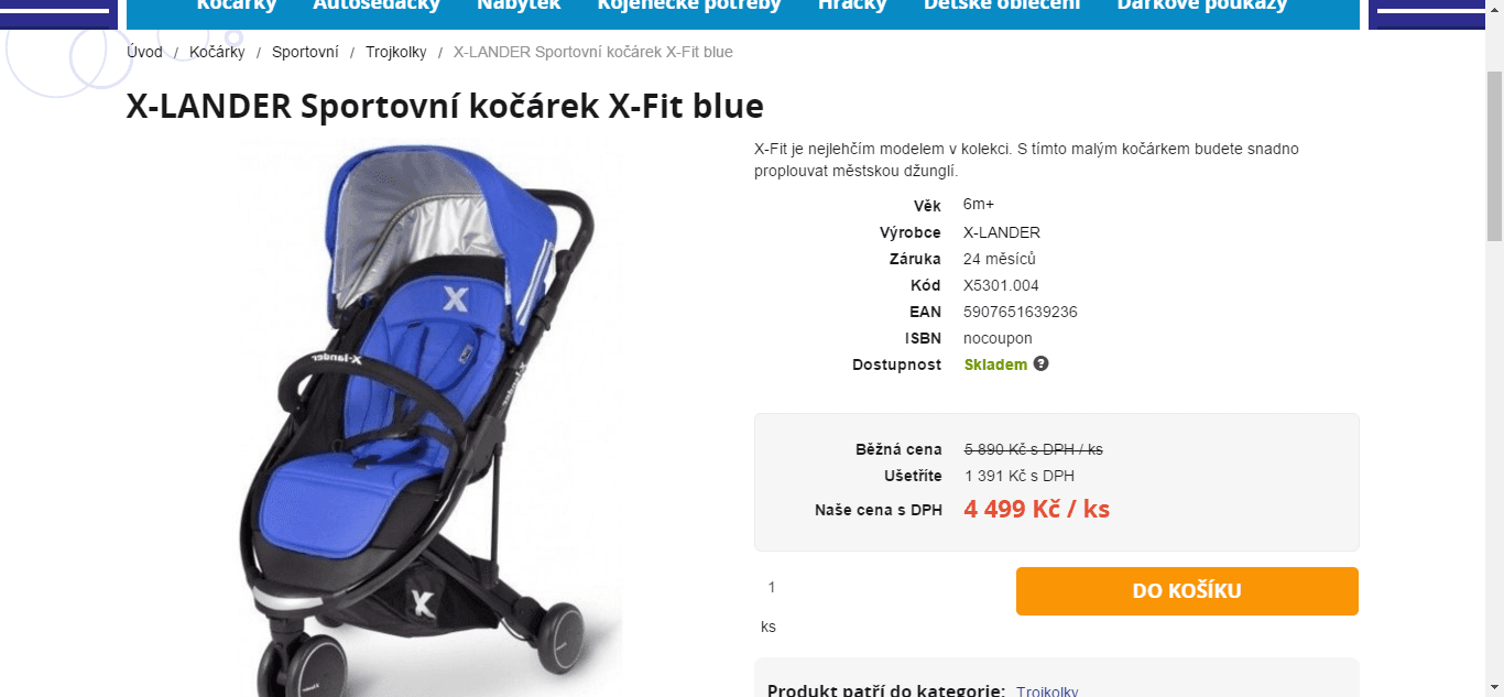 Sporťák X-Lander X-Fit 2015