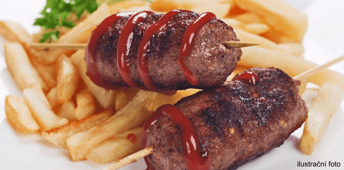 Polévka na zahřátí a kebab včetně přílohy pro 2