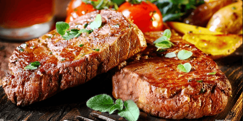 Lovecký vepřový steak pro 2