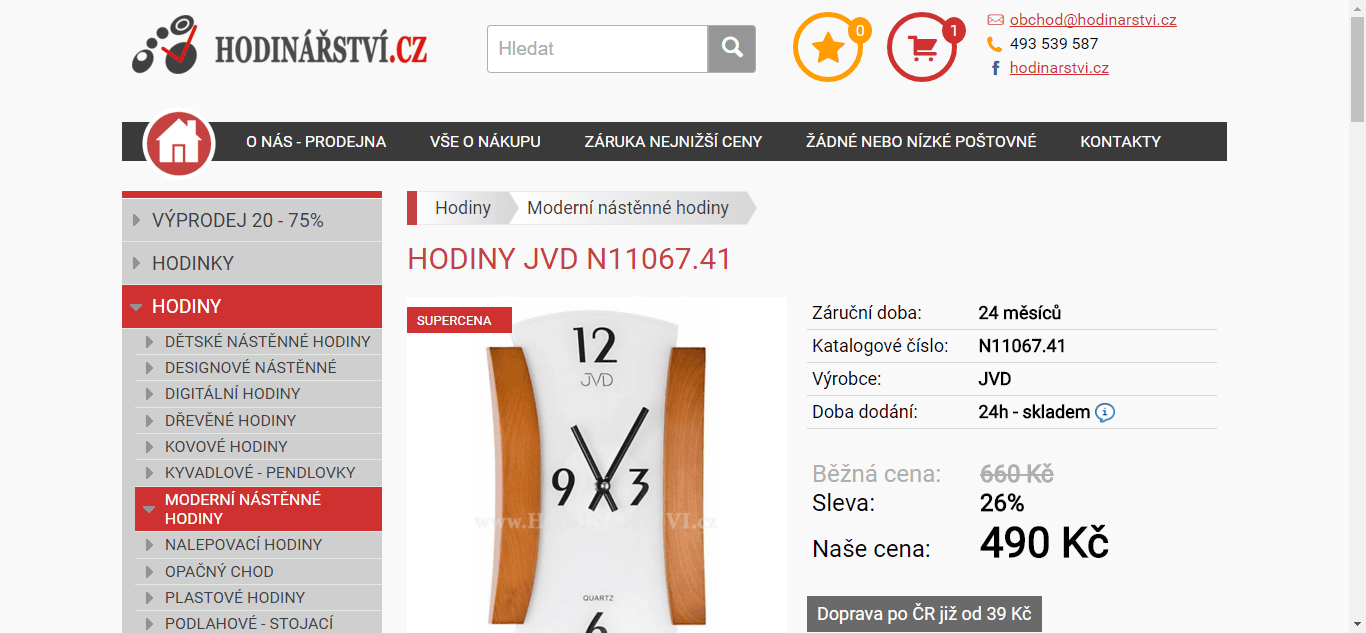 Velký výprodej nástěnných hodin 