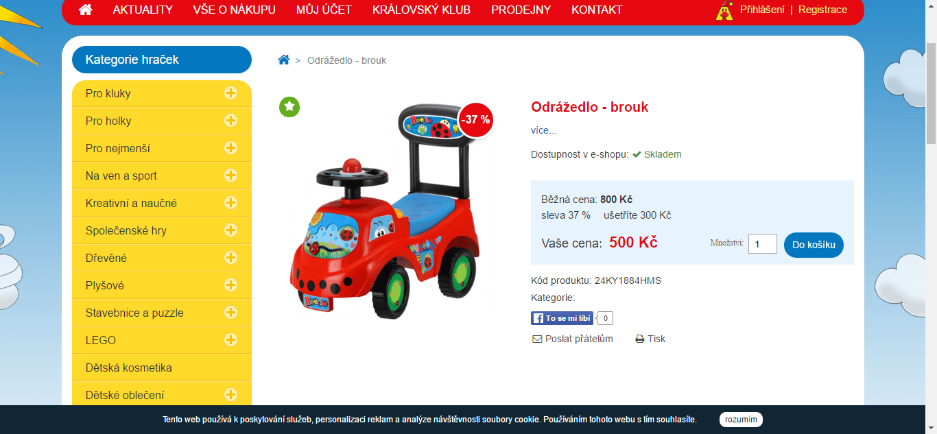 Odrážedla HM Studio - různé druhy