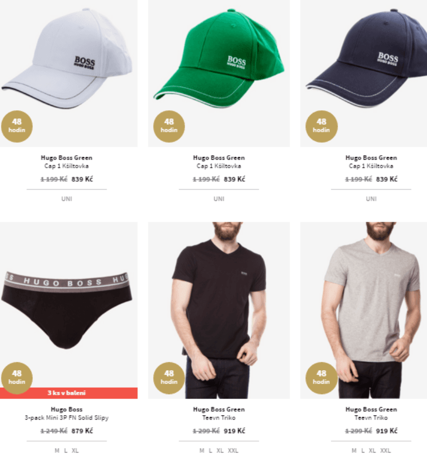 Sleva 30% na Hugo Boss