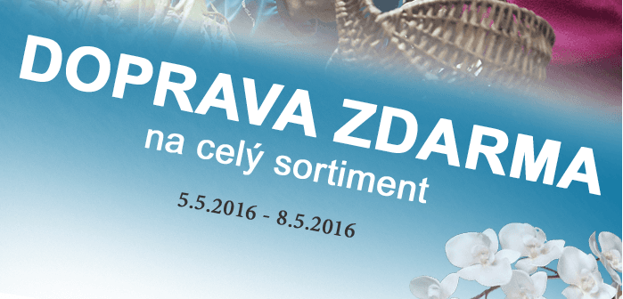 Doprava zdarma na vše