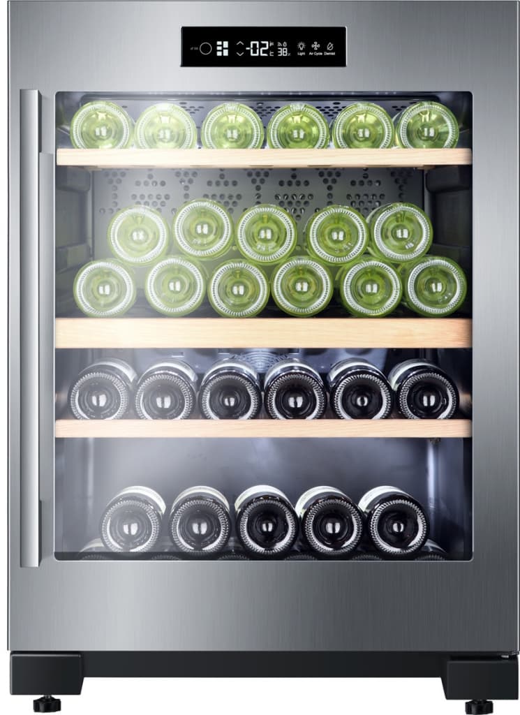 Vinotéka Haier, 2 zóny, kapacita 50 láhví