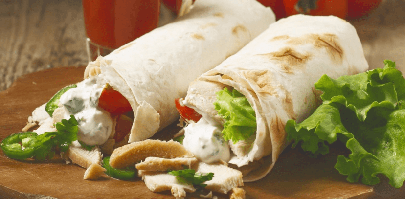 Ukryto v tortille – kebab pro jednoho nebo dva