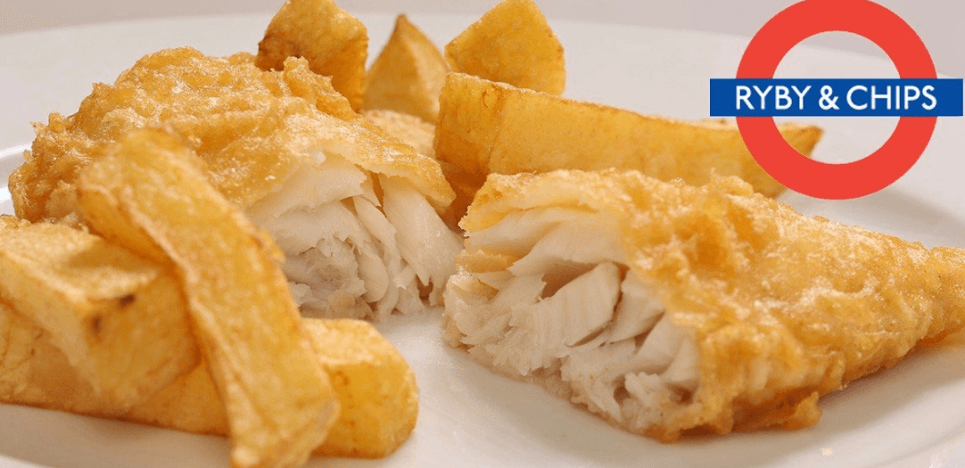 Degu menu v autentickém bistru Ryby & Chips