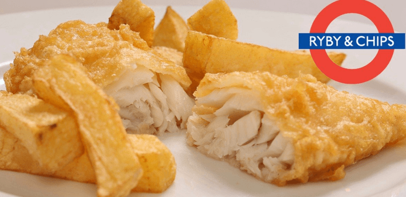 Degu menu v autentickém bistru Ryby & Chips