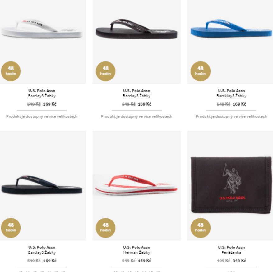 Sleva až 70% na U.S. Polo Assn.
