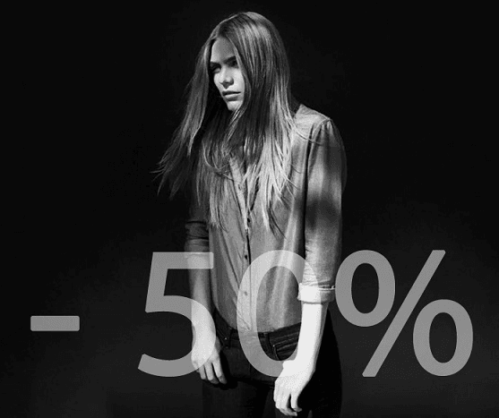Extra sleva 50% na výprodej