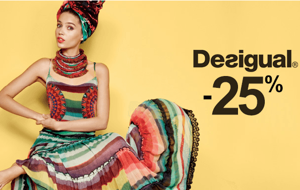 Sleva 25% na Desiqual