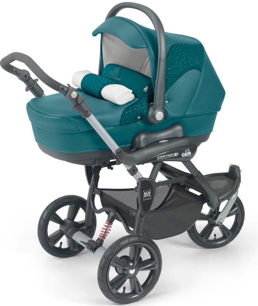 4 kombinace kočárku Cam Cortina X3Tris