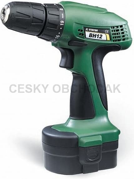 Aku vrtací šroubovák STAYER BH12K 12V 