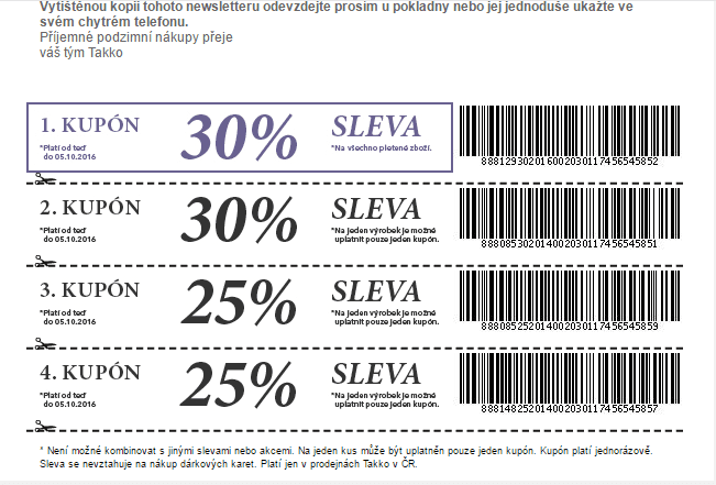 Sleva 30% v Takko Fashion