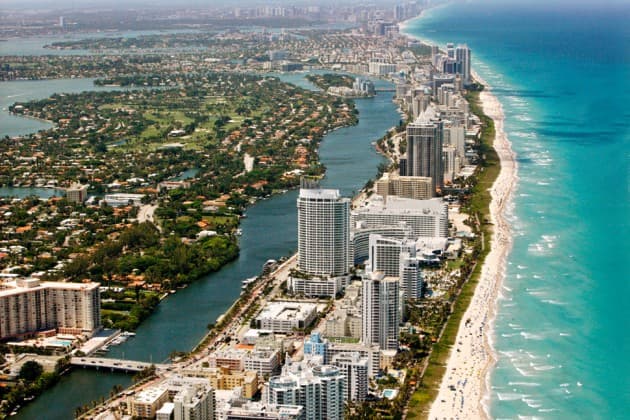 Zpáteční letenky Praha - Miami