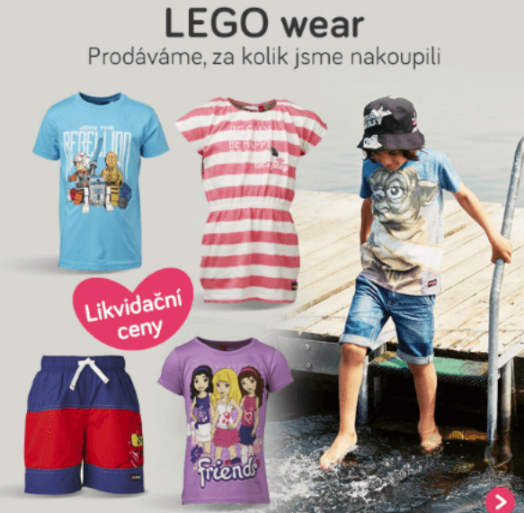 Velký výprodej dětského oblečení Lego Wear