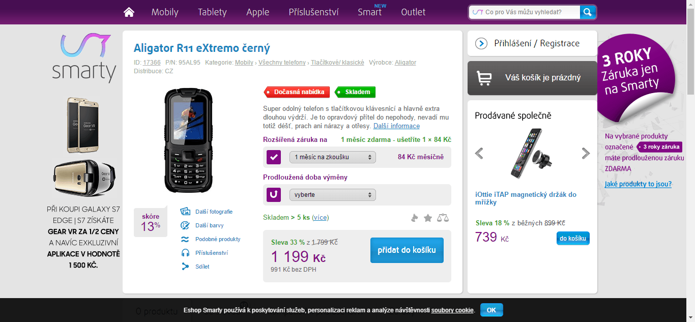 Vysoce odolný Aligator R11 eXtremo