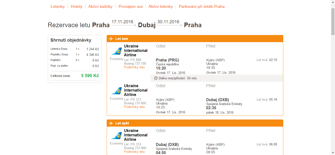 Levné letenky do Dubaje, Pekingu a další