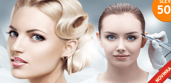 Permanentní make up horních i dolních očních linek