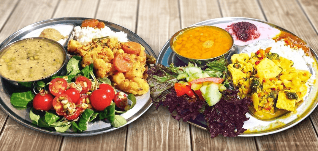 4chodové vegetariánské menu