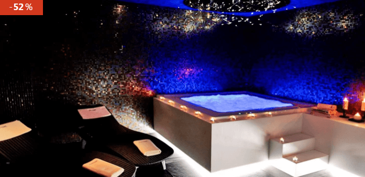 90 min privátního wellness s vířivkou a saunou
