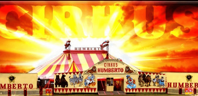 2 vstupenky do cirkusu HUMBERTO