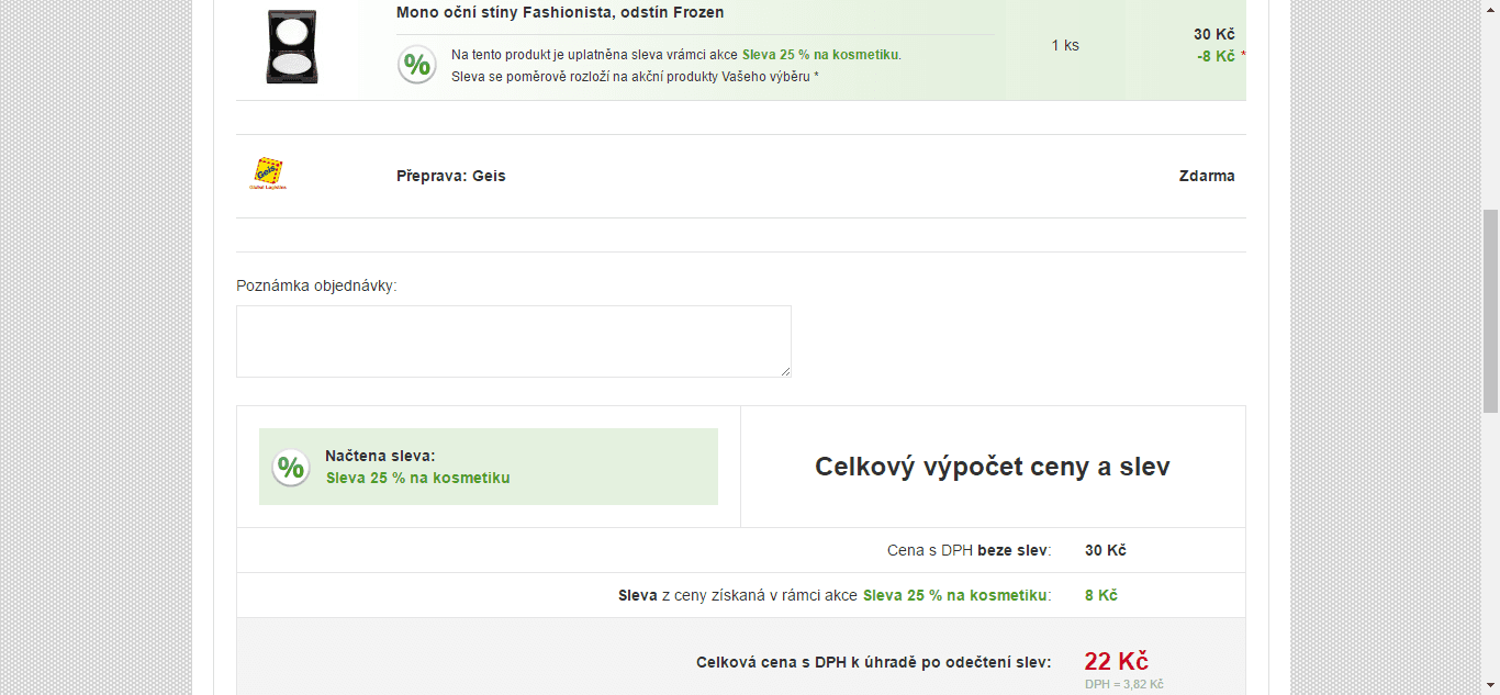 Sleva 45% na Miss Sixty, 25% sleva na kosmetiku