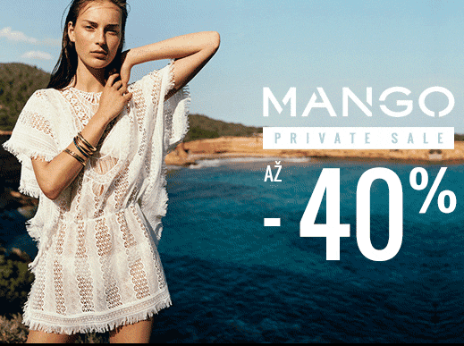 Sleva 40% na značku Mango