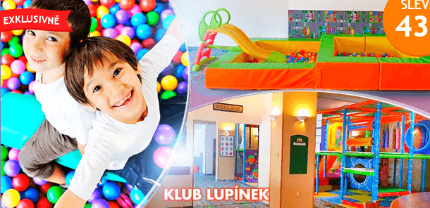 Celodenní vstup do herny LUPÍNEK 