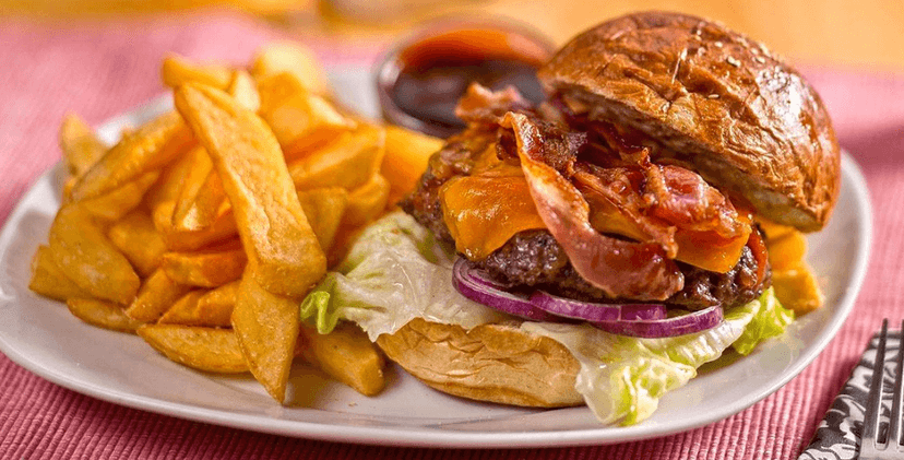 5 chodové burger menu pro dva