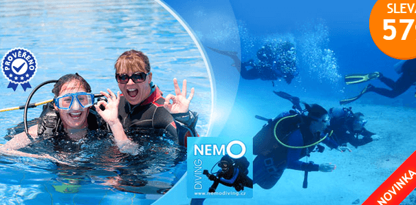 2měsíční kurz potápění Open Water Diver