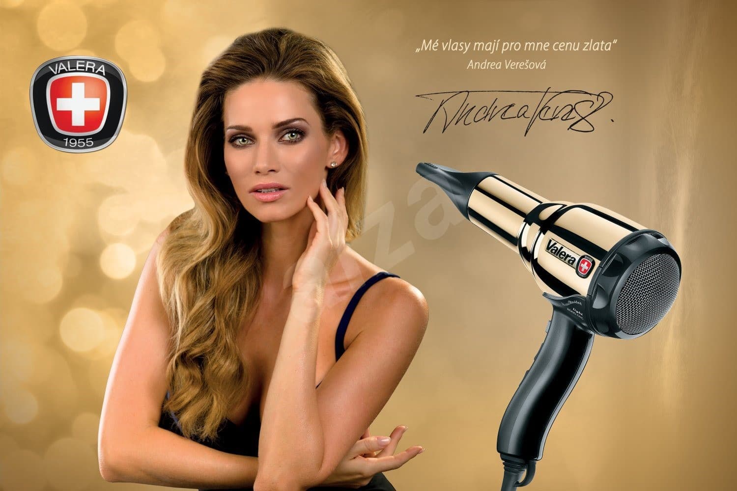Profesionální fén Valera, zlatý