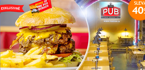 2x burger + julienne hranolky 