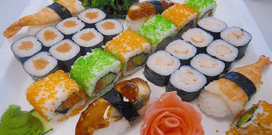 Barevné sushi sety pro gurmány