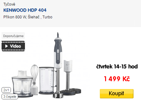 Mixér s příslušenstvím Kenwood