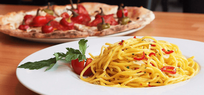 Těstoviny, risotto nebo pizza pro dva