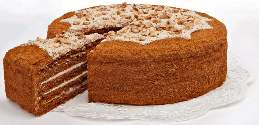 1600g lahodný medový dort