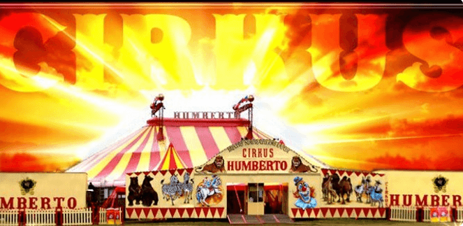 2 vstupenky do cirkusu HUMBERTO v Opavě!