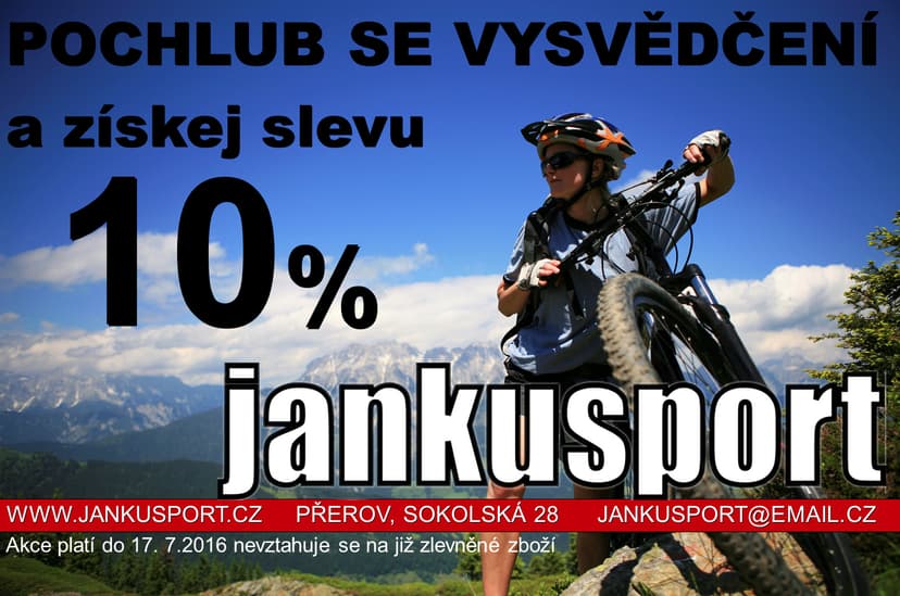 Sleva za vysvědčení v Přerově