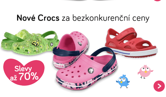 Velký výprodej dětských Crocs