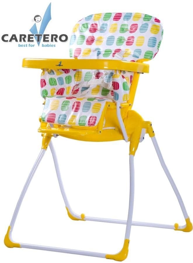 Dětská židlička Caretero Practico žlutá