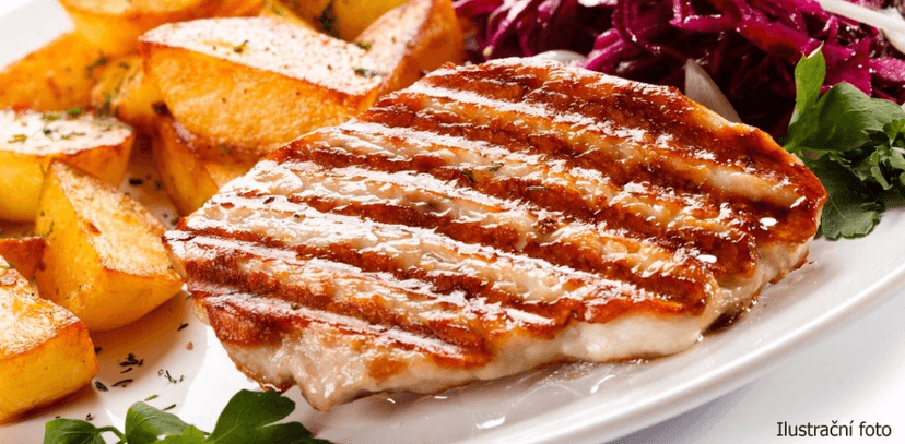 Kuřecí steak s pečeným bramborem pro dva