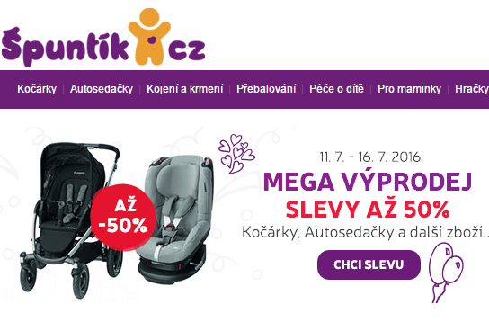 Velký výprodej dětského zboží