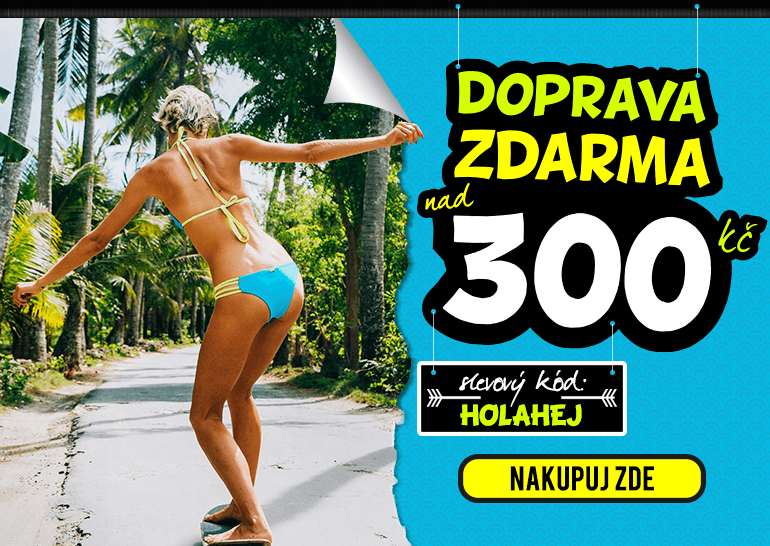 Doprava zdarma + spousta slevových kódů