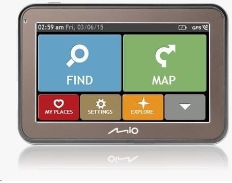 Navigace Mio Spirit 5670 - doživotní mapy