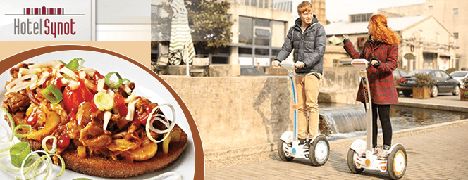 Projížďka na Segway a topinka s pikantní směsí